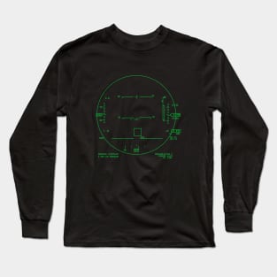 F-15 Missile Lock HUD Long Sleeve T-Shirt